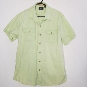 G H Bass & Co. Green Button Down Casual Shirt Men's XL